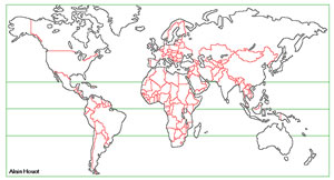 carte du monde pour enfant