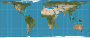 carte géographie du monde