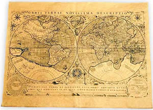 خريطة تاريخية للعالم