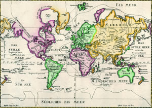 Carte historique du monde