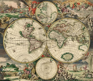 Grande carte historique monde