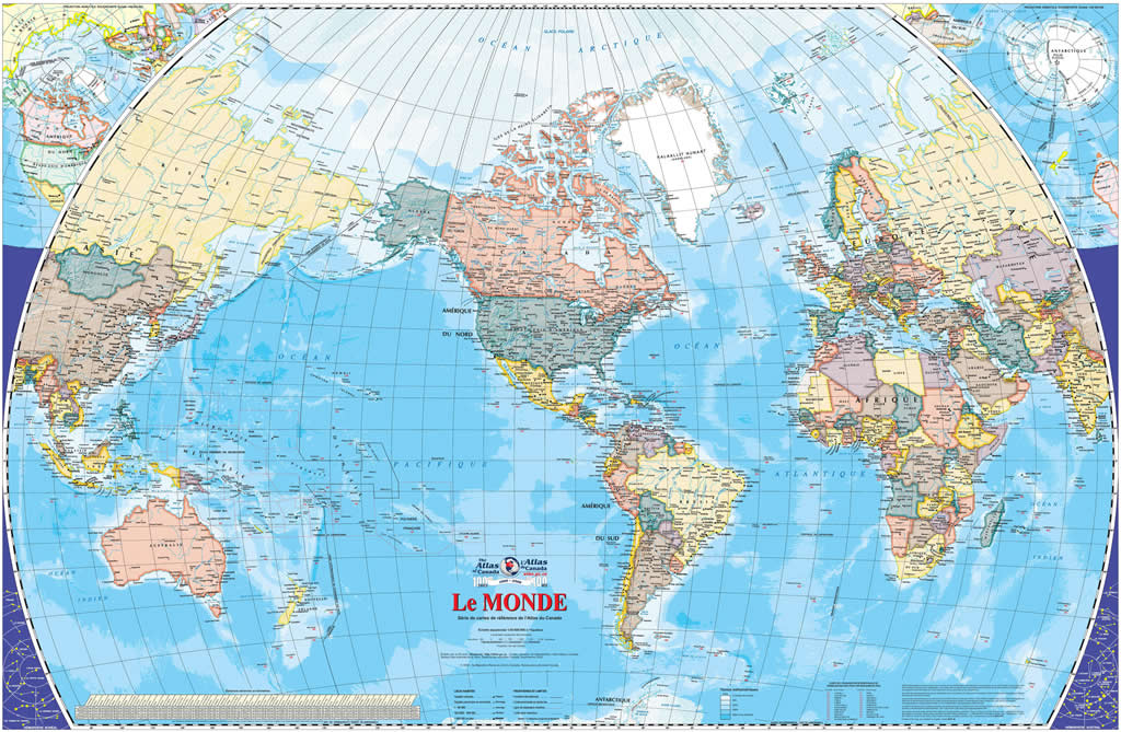 Carte Du Monde Atlas Carte Du Monde