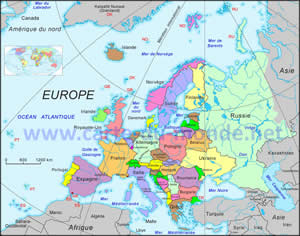 Grande carte Europe