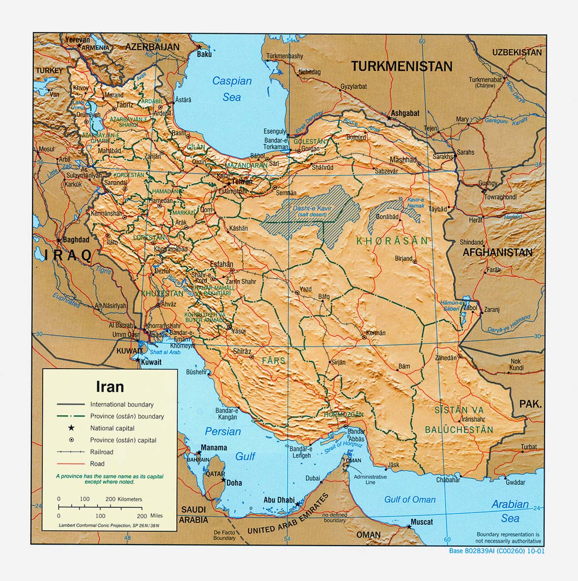 Carte Iran