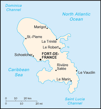 Carte Martinique (FR)