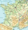 Carte routière de France