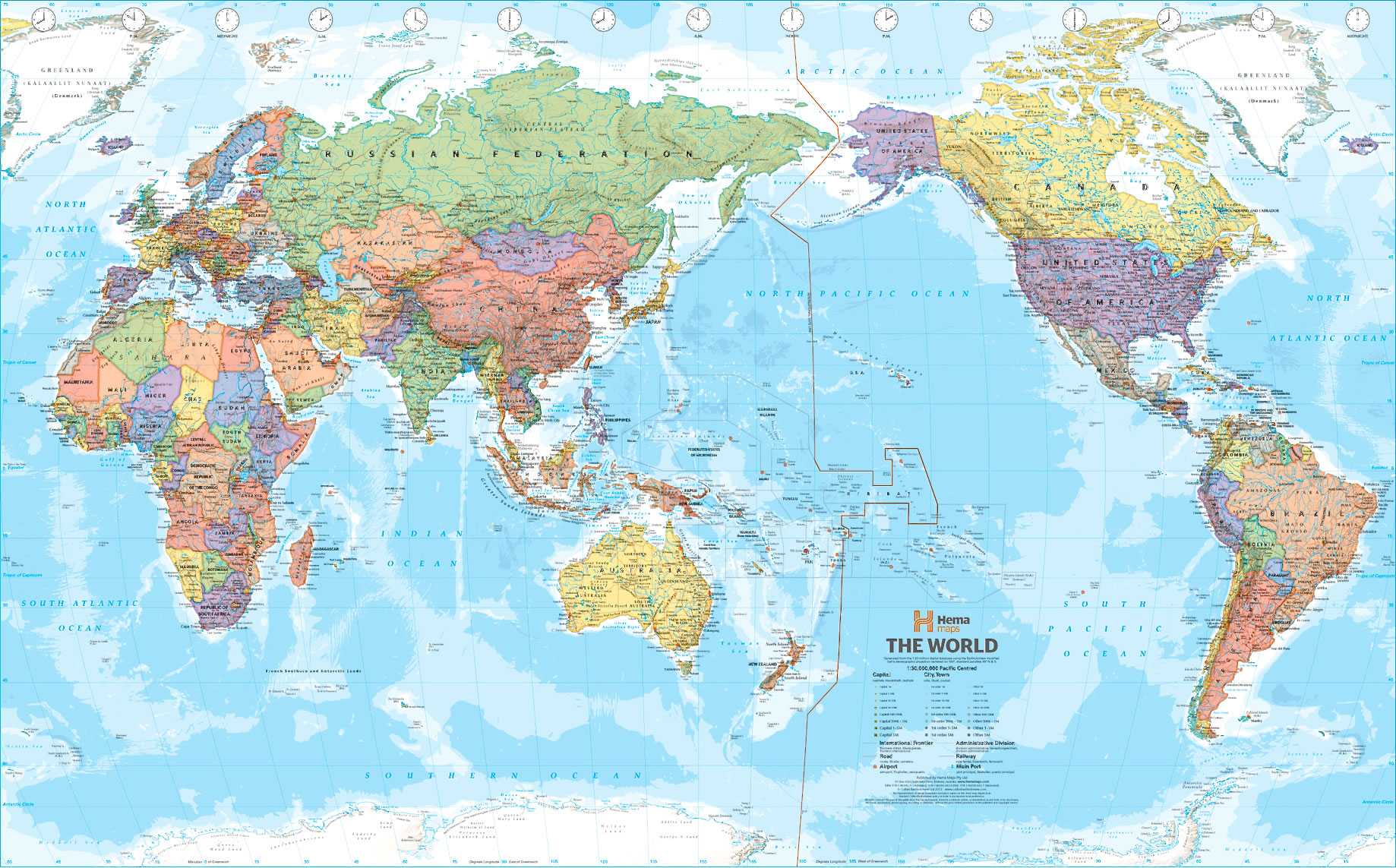 carte du monde gratuite - Image