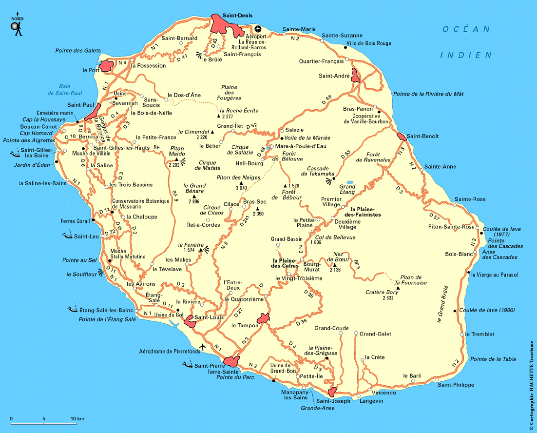 Carte Réunion (FR)