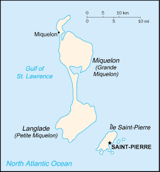 Carte Saint-Pierre & Miquelon (FR)