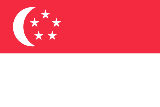 Drapeau Singapour