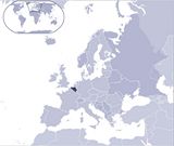 Situer Belgique sur carte du monde