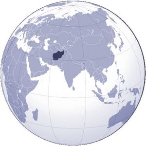 Localiser Afghanistan sur carte du monde