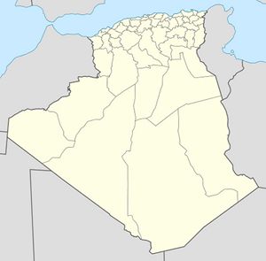 Carte régions Algérie
