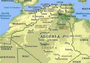 Carte végétation Algérie