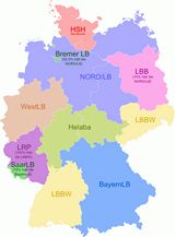 Carte Allemagne vierge couleur