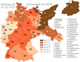 Carte départements Allemagne