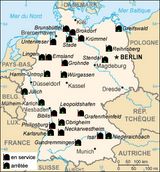 carte nucléaire Allemagne