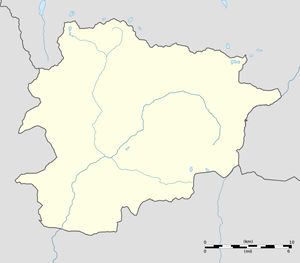 Carte Andorre rivière vierge