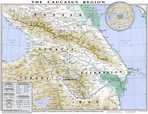 Grande carte Arménie