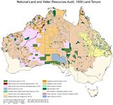 Carte terres roussources eau Australie