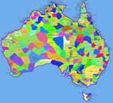 Carte des villes Australie