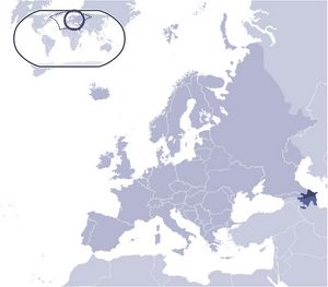 Localiser Azerbaïdjan sur carte du monde