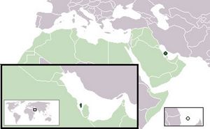 Situer Bahreïn sur carte du monde