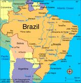 Carte fleuves Brésil