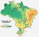 Carte météo Brésil