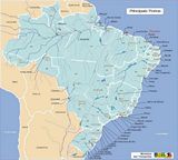Carte ports Brésil