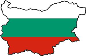 Carte drapeaux Bulgarie