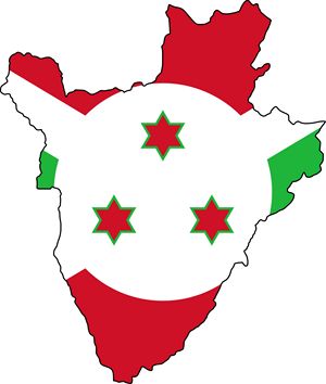 Carte drapeaux Burundi