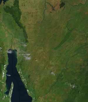 Carte satellite Burundi
