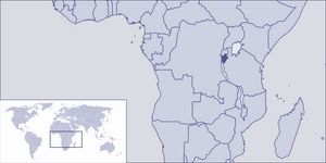 Localiser Burundi sur carte du monde