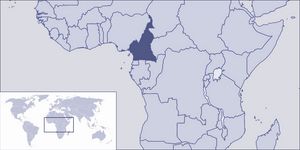 Localiser Cameroun sur carte du monde