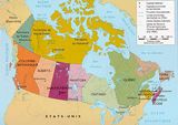 Grande carte Canada