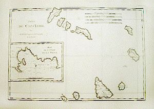 Carte historique Cap-Vert