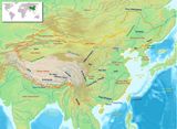 Carte géographique Chine