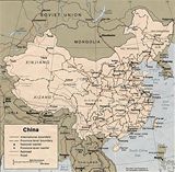 Carte politique Chine