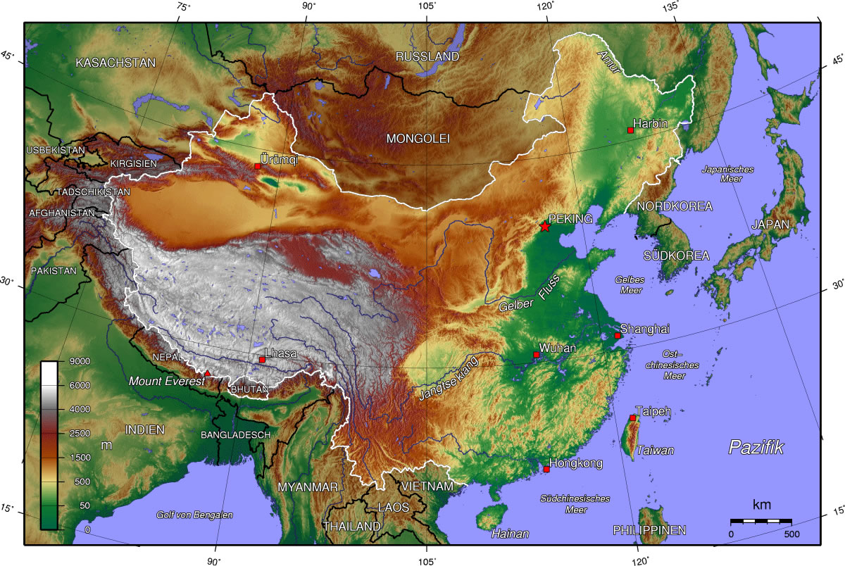 carte-topographique-chine-carte-topographique-de-la-chine