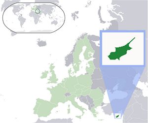 Localiser Chypre sur carte du monde