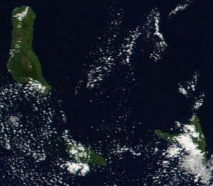 Carte satellite Comores