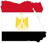 Carte drapeaux Égypte