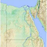 Carte topographique Égypte