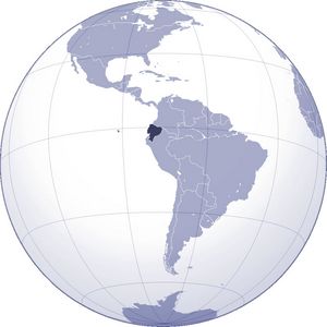 Localiser Équateur sur carte du monde