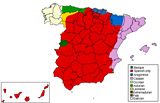Carte des langues Espagne
