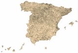 Carte politique Espagne