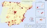 Carte population Espagne