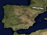 Carte satellite Espagne