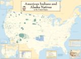 Carte Indiens Amérique dans états-unis
